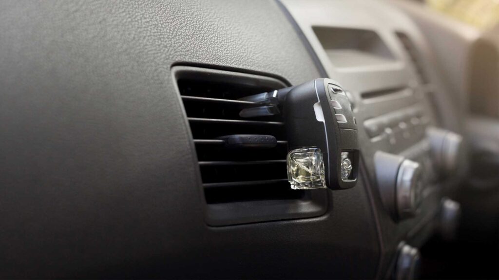 Have an Air Freshener to make your car smell nice and fresh.