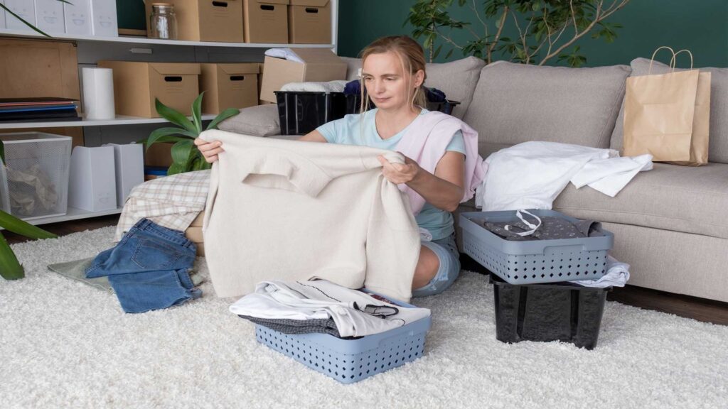 Separate the unnecessary things is how to reduce dust in your home.