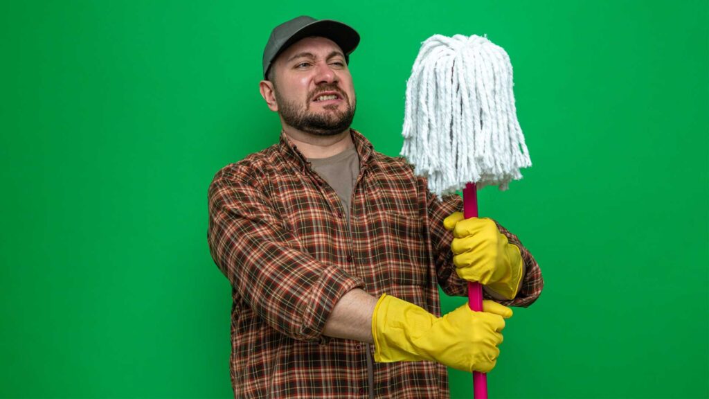 If your mop still smells bad after refreshing get a new cleaning mop instead.