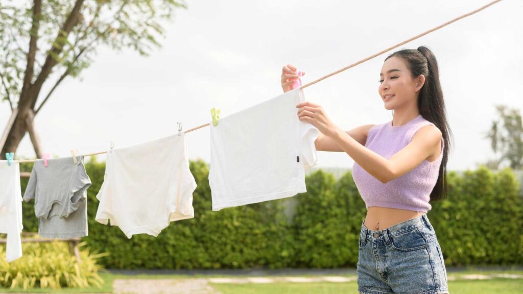 Later dry your clothes that had iron stains on clothes.