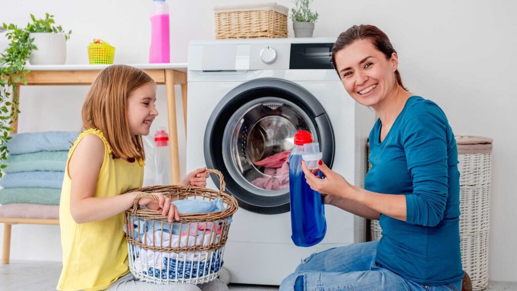 Wash with care for ways to remove iron stains from clothes.