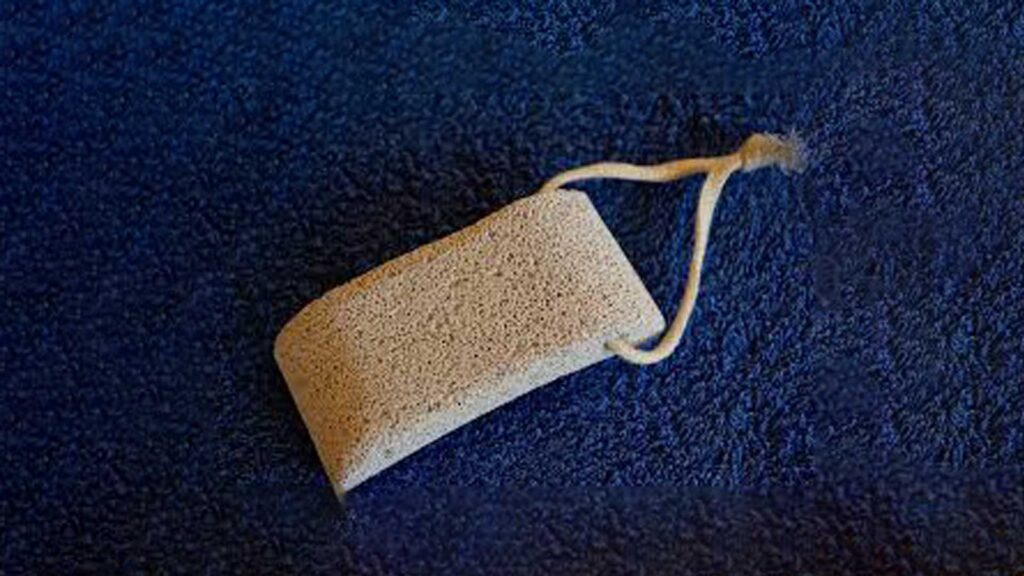 Use pumice stone for how to remove hard water stains from toilet bowl.