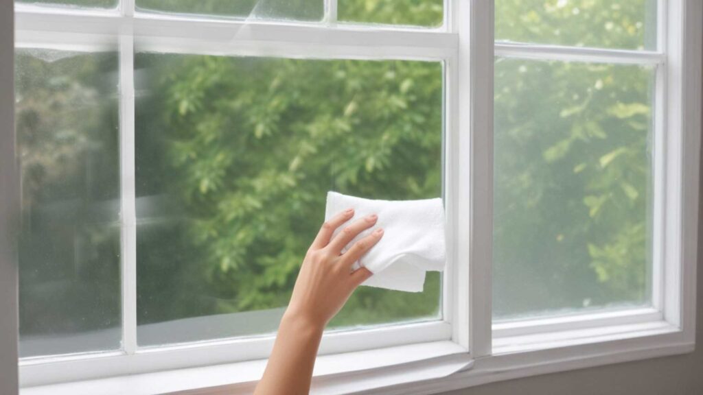 Dryer sheet can be one of the great window cleaning hacks for your home.