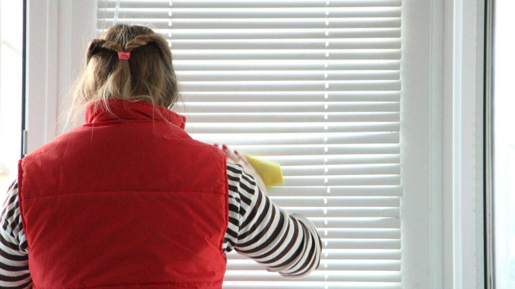 Clean your blinds for effective ways to reduce dust in your home.