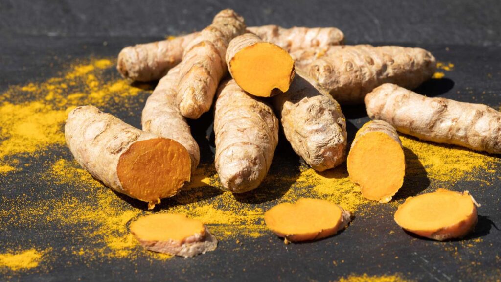 Roots of Turmeric.
