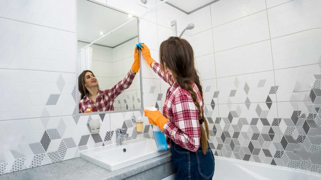 Clean your bathroom.