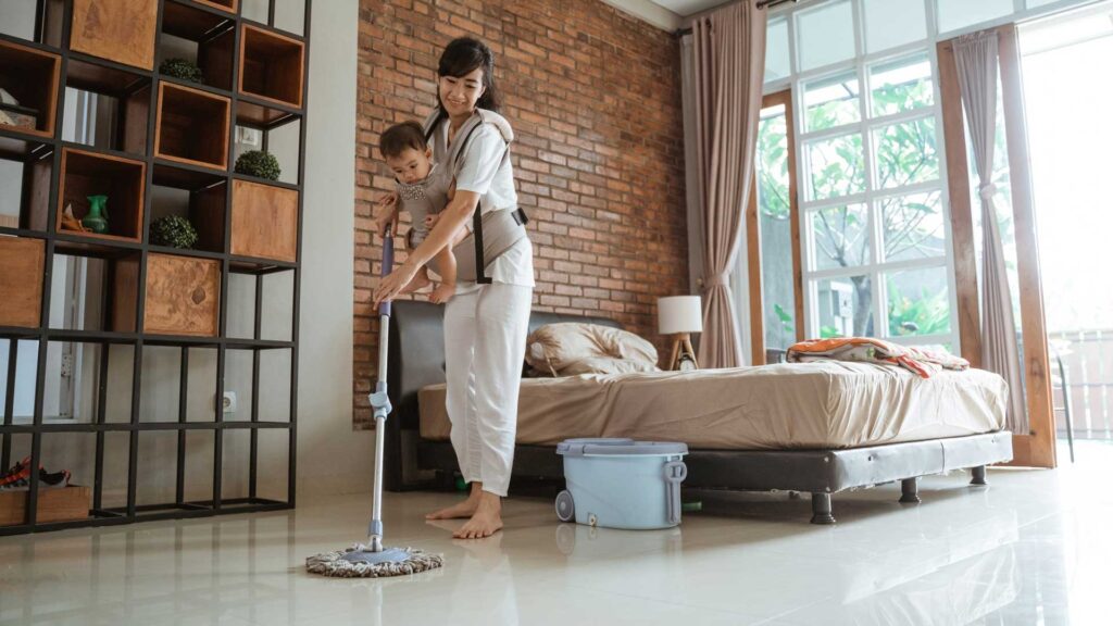 Make sure to clean your bedroom as you spend majority of your time there.
