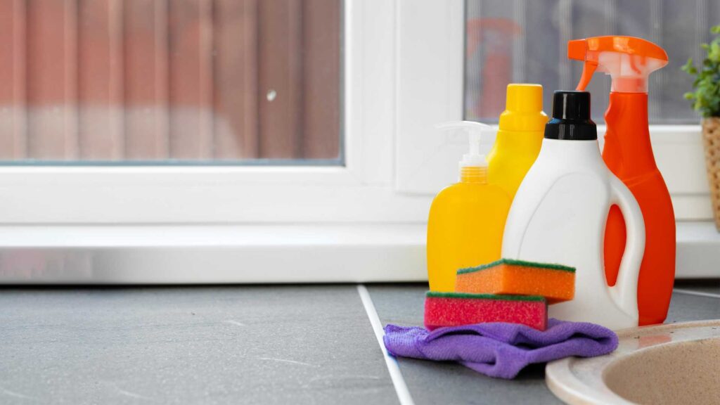 Using common household cleaners are big no.