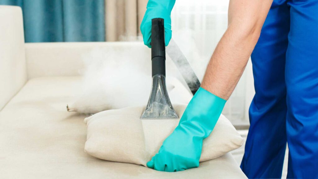 Deep cleaning is a great way to clean polyester couch.