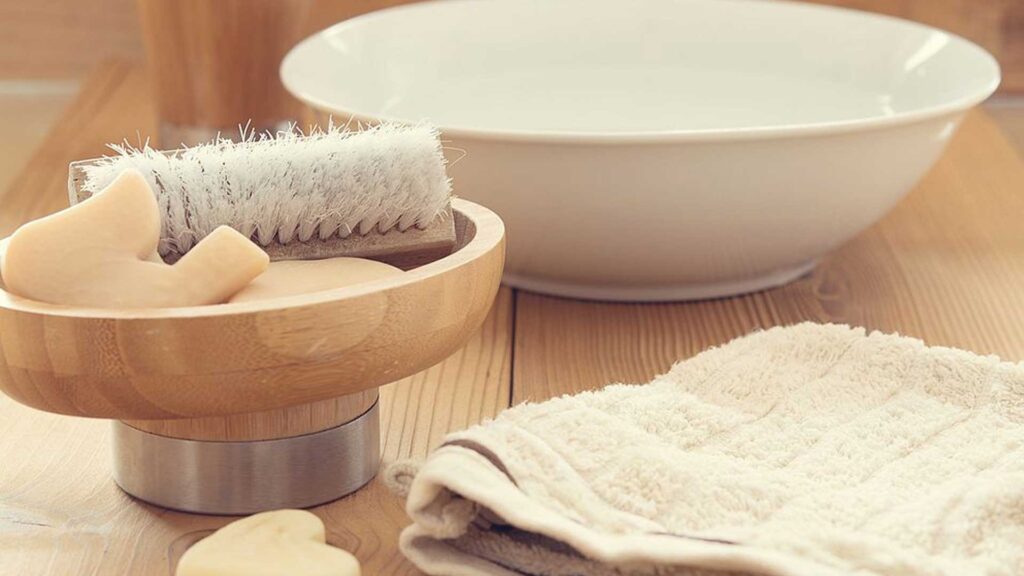 Brush away the dirt.