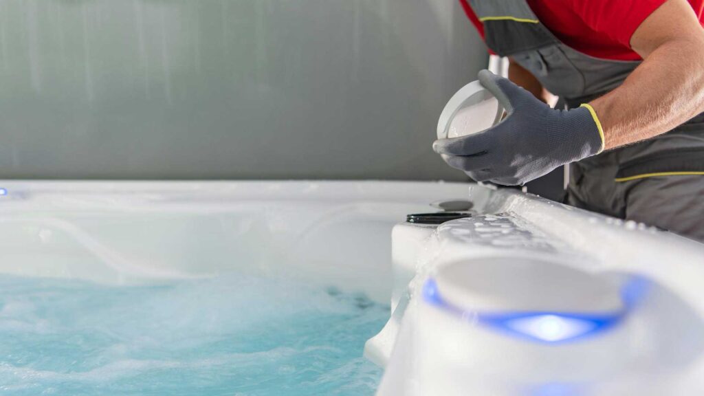 Ways to clean hot tub filters.