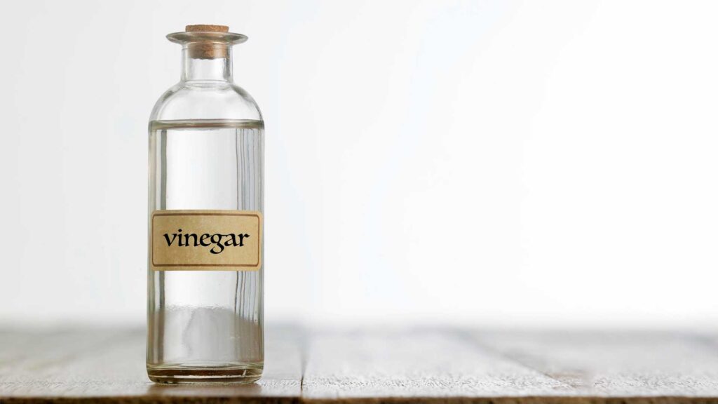 Use vinegar to remove dry cleaning odor.