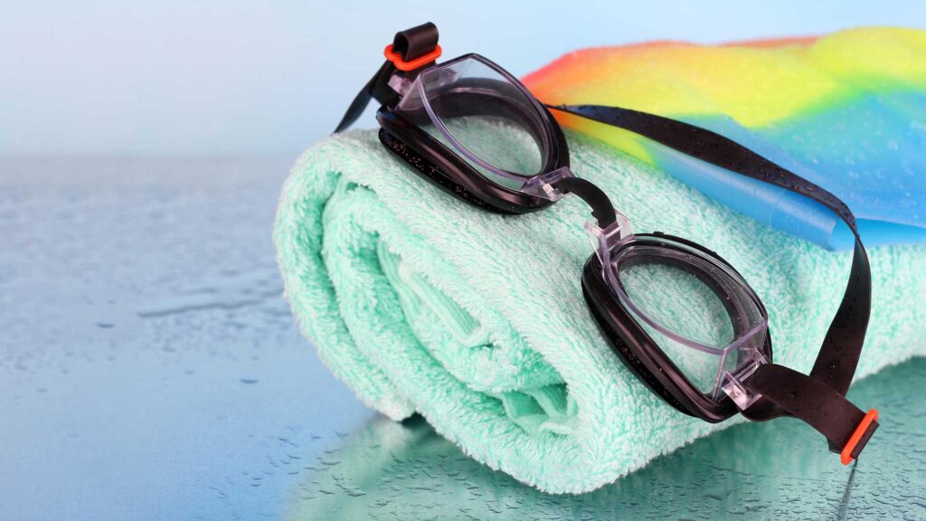 After swimming care for your goggles.